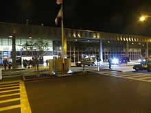Passenger terminal of Stockton Metropolitan Airport Stockton Airport terminal, Jan 2016.jpg