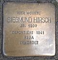 Stolperstein für Siegmund Hirsch (Friesenstraße 71)