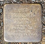 Stolperstein für Josef Rosenzweig