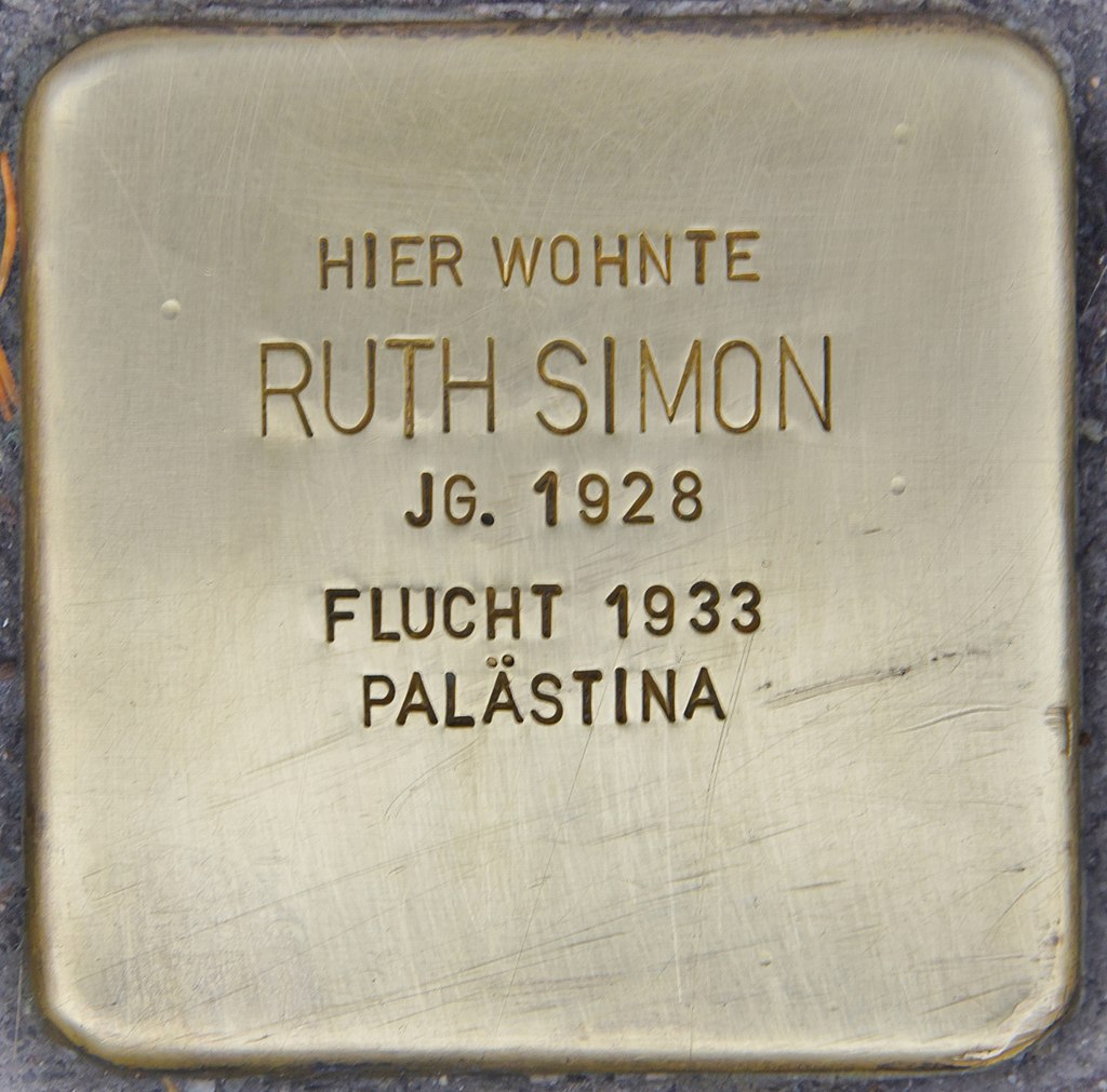 Stolperstein für Ruth Simon (Heidelberg).jpg