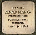 Stolperstein für Zemack Resnick (Tromso).jpg