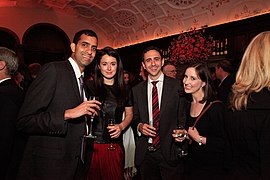 Journalists Sujeet Indap, Lizzie Paton, Dan McCrum, Emily Steel