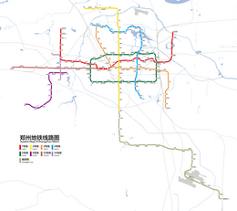 System Map of Zhengzhou Metro (with realistic scale).png