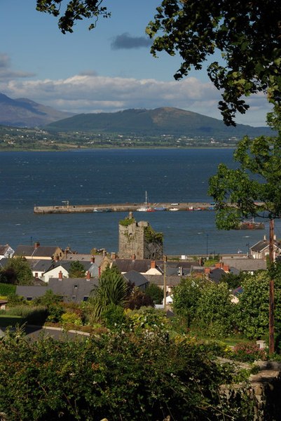 File:Taaffe's Castle and Carlingford Harbour - geograph.org.uk - 986404.jpg