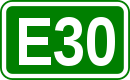 Zeichen der Europastraße 30