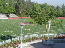 Athletic field at Upper Campus, Harvard-Westlake School