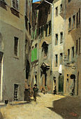 Via Torta, Firenze, omkring 1870