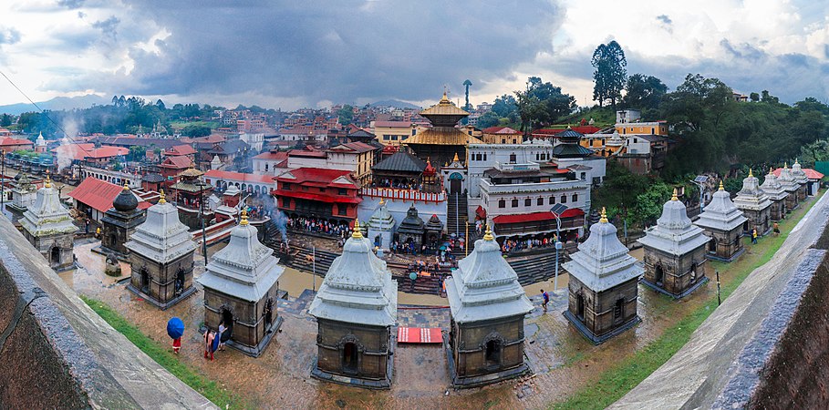 Fisheye view of Pashupatinath Temple Photograph: Nabin K. Sapkota