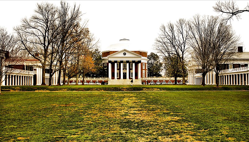 File:The Rotunda and Lawn University of Virginia Charlottesville VA March 2011.jpg