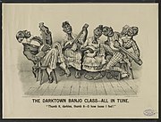 The darktown banjo class-all in tune- "Thumb it, darkies, thumb it-o how loose i feel!" LCCN91724110.jpg