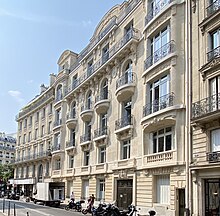 Building at 18, rue de Tilsitt in Paris, the Agent General's French office 1925-1930 Tilsitt 18 Paris.jpg