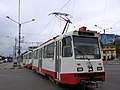 Tramvai Timiș 2 cu remorcă pe linia 100, 2006
