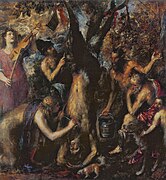 La Punition de Marsyas, huile sur toile du Titien (entre 1570 et 1576).