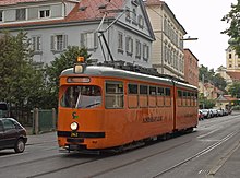 Der zum Schleifwagen umgebaute TW 262.