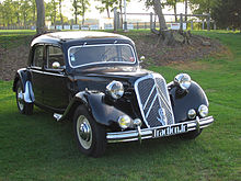 The Citroen Traction Avant was the preferred vehicle of the French mob, the Gang des Tractions Avant (1910s to 1950s). Tractionfr02.jpg