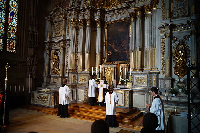 Tridentine Mass in Strasbourg Cathedral