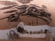 Interior of a cave in Matmata (Tunisia)