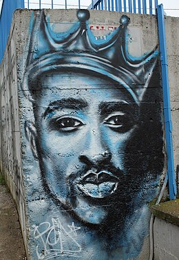 Tupac graffiti, Vlasotince, Serbia.jpg
