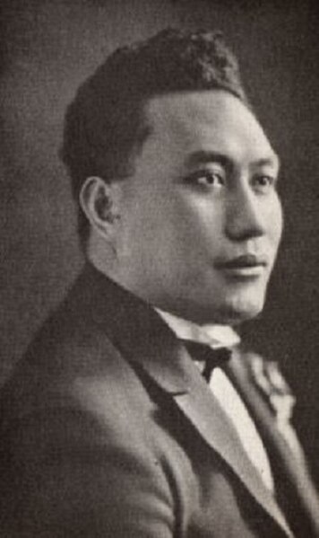 Leader of the Samoa's independence movement (the Mau Movement), Tupua Tamasese Lealofi III.