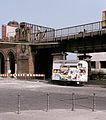 Außenmauer auf der U-Bahn-Trasse, 1990