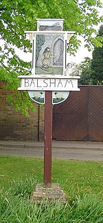 The Balsham village sign UK Balsham.jpg