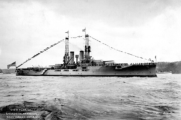 Florida in 1911 shortly after her completion