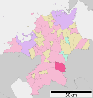 うきは市位置図