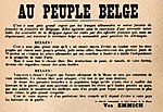 Vignette pour Ultimatum allemand contre la Belgique