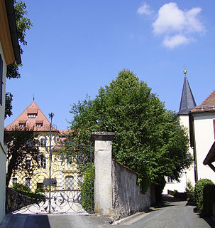 Schloss Unterleinleiter building in Unterleinleiter, Upper Franconia, Germany