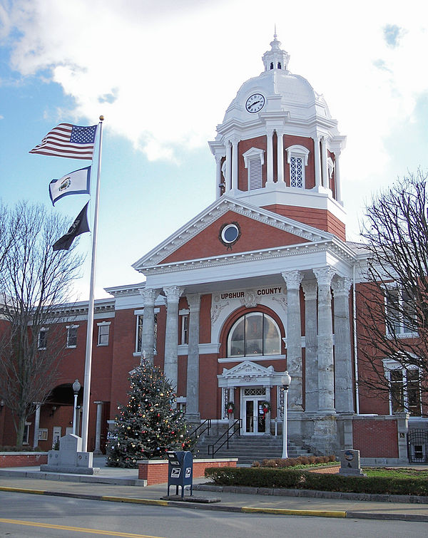 The Upshur County Courthouse in Buckhannon, 2006