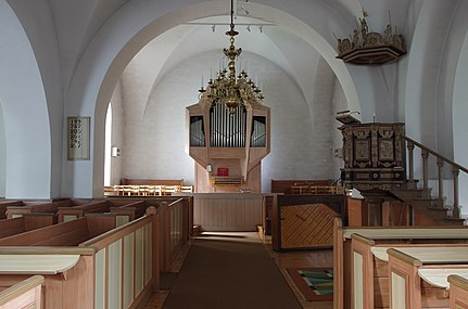 Orgeln från 1968 med 13 stämmor.