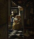 Miniatura para La carta (Vermeer)