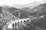 Viaduc du Jardo, mellan Planès och Mont Louis-La Cabanasse