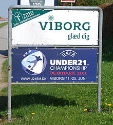 Sign in Viborg Viborg - UEFA U21 Championship (sign).jpg