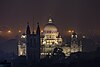 Victoria Memorial at night