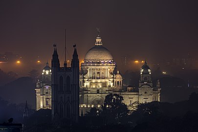Victoria Memorial and St. Paul's Cathedral, Kolkata