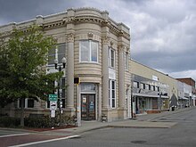 (2015) Downtown Historic District. National Register of Historic Places. Vidalia, Georgia. Vidalia C. Historic District (corner of SE Main and McIntosh.JPG
