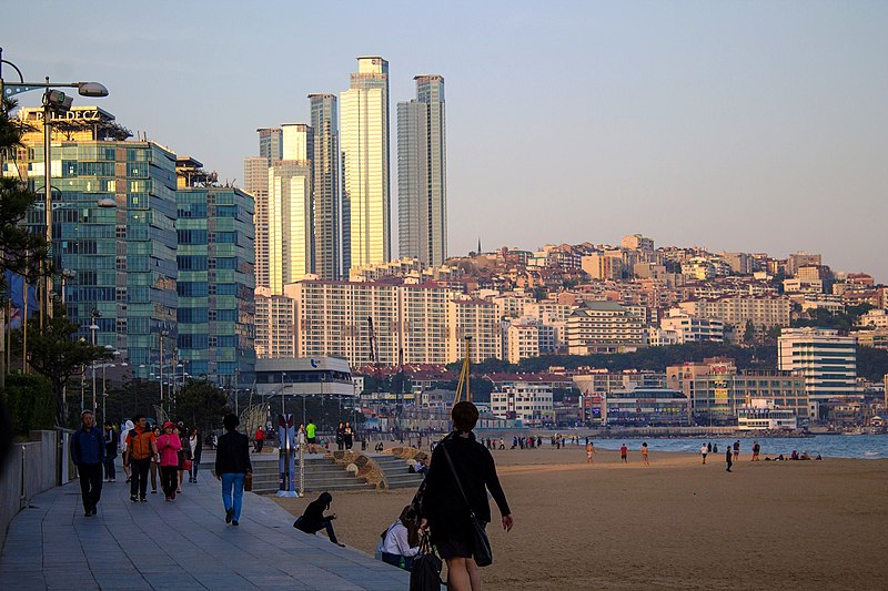 File:View of Eastern Haeundae, Including Dalmaji Hill.jpg