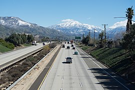 San Bernardino Peak von der Interstate 210