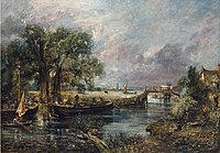 Dedham yakınlarındaki Stour Nehri'nin görünümü John Constable.jpg