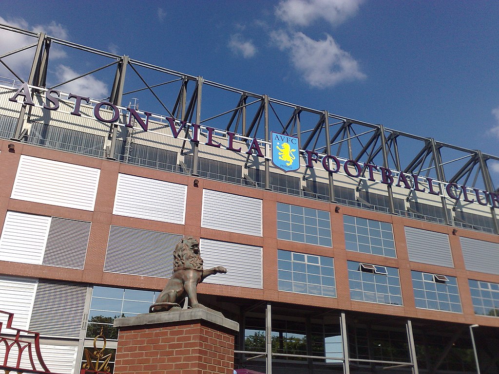 Picture of Aston Villa FC courtesy of Wikimedia Commons contributors - click for full credit