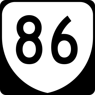 <span class="mw-page-title-main">Virginia State Route 86</span> Highway in Virginia connecting two states