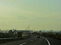 Visible air pollution at the entrance to the Tetovo city under Shar Mountain, Macedonia.jpg
