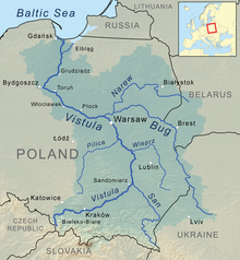 Vistula rivier map.png
