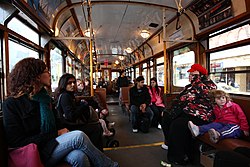 W Tram Interior. 
 JPG