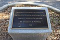 Wacissa Pentecostal Holiness Church park plaque