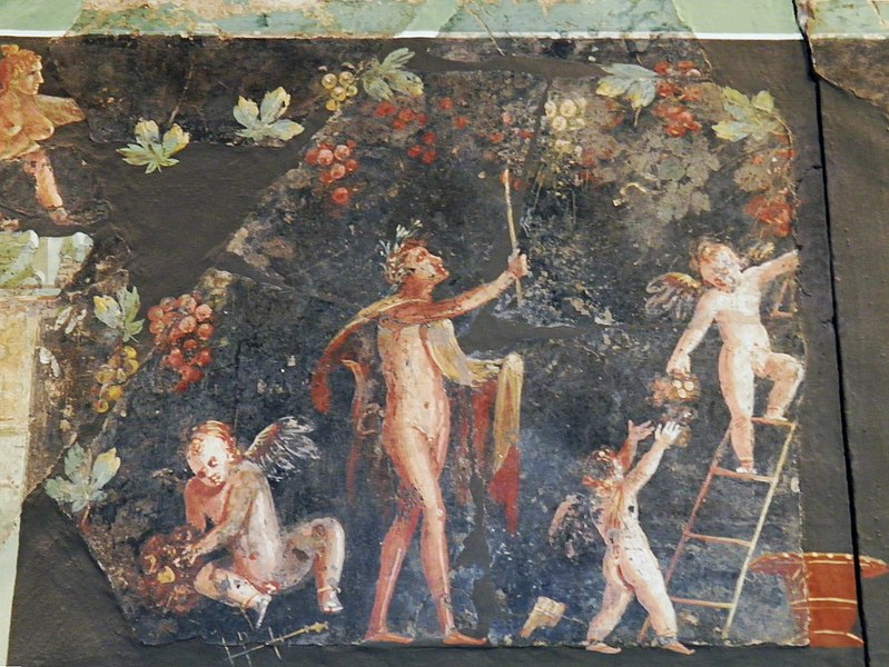 File:Wall painting with Dionysian scenes from a luxurious Roman villa excavated to the south of the cathedral, Romisch-Germanisches Museum, Cologne (8119154487).jpg