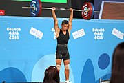 Deutsch: Gewichtheben bei den Olympischen Jugendspielen 2018; Tag 2, 10. Oktober 2018; Jungen 62 kg English: Weightlifting at the 2018 Summer Youth Olympics at 8 October 2018 – Boys' 62 kg