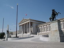 The Austrian Parliament Building in Vienna WienParlament.jpg