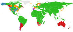 Thumbnail for Bicycle helmet laws by country